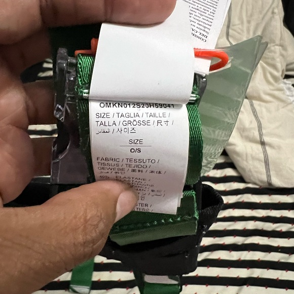 Off-white c/o Virgil Abloh- two pockets belt bag w/ industrial belt - Picture 6 of 10